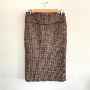 Zara Brown Pencil Skirt